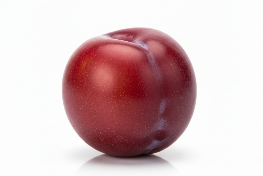 Rose Zee plum with a PickMee label on it